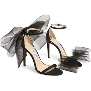 Jimmy Choo Aveline Bow Ankle Strap Sandal size 6